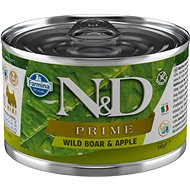 N&D Prime Dog Adult Boar & Apple Mini 140 g - Canned Dog Food