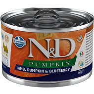 N&D Pumpkin Dog Adult Lamb & Blueberry Mini 140 g - Canned Dog Food