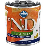 N&D Pumpkin Dog Puppy Lamb & Blueberry 285 g - Canned Dog Food