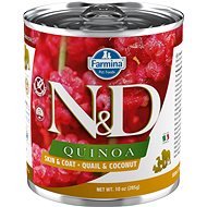 N&D Quinoa Dog Adult Quail & Coconut 285 g - Canned Dog Food