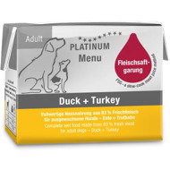 Platinum Menu Duck + Turkey 2 × 90 g - Canned Dog Food