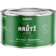 LOUIE Complete mono-protein food turkey (95%) with rice (5%) 200 g - Canned Dog Food