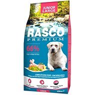 Rasco Granule Premium Junior Large kurča s ryžou 15 kg - Granule pre šteniatka