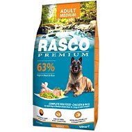 Rasco Granule Premium Adult Medium kuře s rýží 15 kg  - Dog Kibble