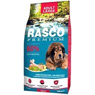 Rasco Granule Premium Adult Large kuře s rýží 15 kg  - Dog Kibble