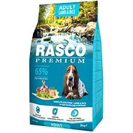 Rasco Granule Premium Adult jehně s rýží 3 kg  - Dog Kibble