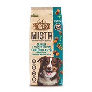 Propesko Mistr granules Sensitive with lamb and rice 12 kg - Dog Kibble