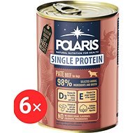 Polaris Single Protein Paté konzerva pre psov hovädzia 6× 400 g - Konzerva pre psov