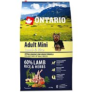Ontario Adult Mini Lamb & Rice 6,5 kg - Dog Kibble