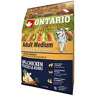 Ontario Adult Medium Chicken & Potatoes 2,25 kg - Granuly pre psov