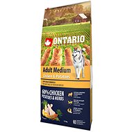 Ontario Adult Medium Chicken & Potatoes 12 kg - Dog Kibble