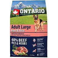 Ontario Adult Large Beef & Rice 2,25 kg - Dog Kibble