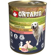 Ontario Canned chicken paté with herbs 800 g - Canned Dog Food