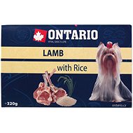 Ontario Tub of lamb with rice 320 g - Pate for Dogs