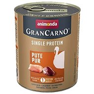 Grancarno konzerva pro psy Single Protein čisté krůtí 800 g - Canned Dog Food