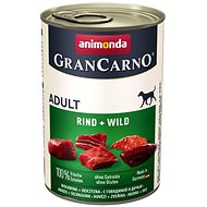 Grancarno konzerva pro psy Adult hovězí + zvěřina 400 g - Canned Dog Food