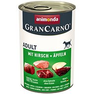 Grancarno konzerva pro psy Adult jelení maso + jablka 400 g - Canned Dog Food