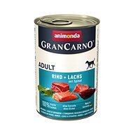 Grancarno konzerva pro psy Adult losos + špenát 400 g - Canned Dog Food