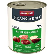 Grancarno konzerva pro psy Adult jelení maso + jablka 800 g - Canned Dog Food