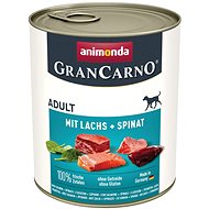 Grancarno konzerva pro psy Adult losos + špenát 800 g - Canned Dog Food