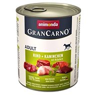 Grancarno canned food for dogs Adult rabbit + herbs 800 g - Canned Dog Food