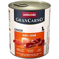 Grancarno canned food for dogs Junior chicken, beef 800 g - Canned Dog Food