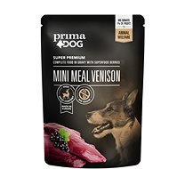 PrimaDog Mini Meal filety so zverinou v šťave 85 g - Kapsička pre psov