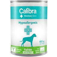 Calibra VD Dog konz. Hypoallergenic Rabbit & Insect 400 g - Diet Dog Canned Food