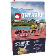 Ontario Large Weight Control Turkey & Potatoes 2,25 kg - Dog Kibble