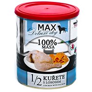 Sokol Falco MAX deluxe 1/2 chicken with salmon 800 g - Canned Dog Food
