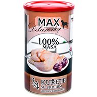 Sokol Falco MAX deluxe 3/4 chicken with heart 1200 g - Canned Dog Food