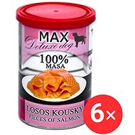 Sokol Falco MAX deluxe salmon pieces 6 × 400 g - Canned Dog Food