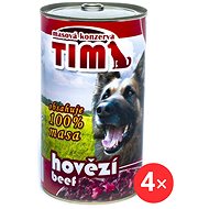 Sokol Falco TIM beef 4 × 1200 g - Canned Dog Food