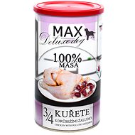 Sokol Falco MAX deluxe 3/4 chicken with poultry gizzards 1200 g - Canned Dog Food