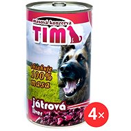 Sokol Falco TIM liver 4 × 1200 g - Canned Dog Food
