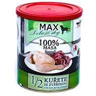 Sokol Falco MAX deluxe 1/2 chicken with venison 800 g - Canned Dog Food