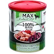 Sokol Falco MAX deluxe lean meat cubes with venison 800 g - Canned Dog Food