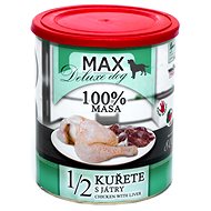 Sokol Falco MAX deluxe 1/2 chicken with liver 800 g - Canned Dog Food