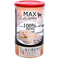 Sokol Falco MAX deluxe 3/4 chicken with duck 1200 g - Canned Dog Food