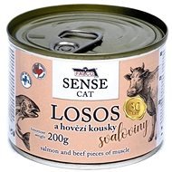 Falco Sense Cat losos a hovězí 200 g  - Canned Dog Food