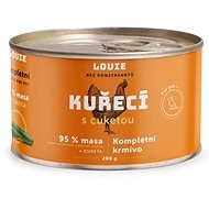 LOUIE kuřecí (95% v pevné složce) s cuketou 200 g - Canned Dog Food