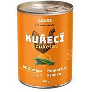LOUIE kuřecí (95% v pevné složce) s cuketou 400 g - Canned Dog Food