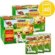 Friskies Adult multipack lahodný výber v šťave 48× 85 g - Kapsička pre psov