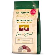 Fitmin Medium Maxi Maintenance Lamb & Beef 12 + 1 kg - Dog Kibble