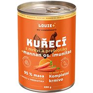LOUIE Chicken with carrots and prebiotics 400 g - Canned Dog Food