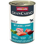 Animonda Gran Carno Adult with salmon and spinach 400 g - Canned Dog Food