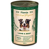 Fitmin Canned lamb and beef for dogs 400 g - Canned Dog Food