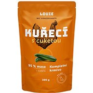 LOUIE chicken pocket (95% solids) with zucchini, vitamins and minerals 300 g - Dog Food Pouch