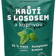 LOUIE turkey capsule with salmon (95% solids) and nettle 300 g - Dog Food Pouch