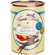 Terra Canis Canned Superdog Chicken with beetroot, mango and superfoods 400 g - Canned Dog Food